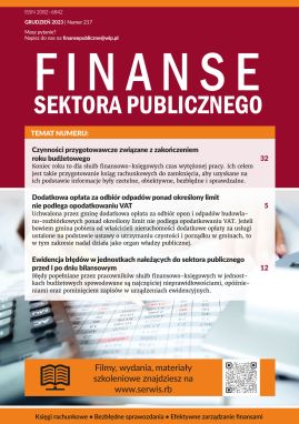 Finanse sektora publicznego nr 217 4KB0217