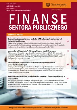 Finanse sektora publicznego nr 186 4KB0186