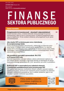 Finanse sektora publicznego nr 216 4KB0216