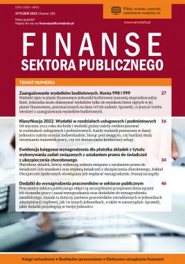 Finanse sektora publicznego nr 185 4KB0185
